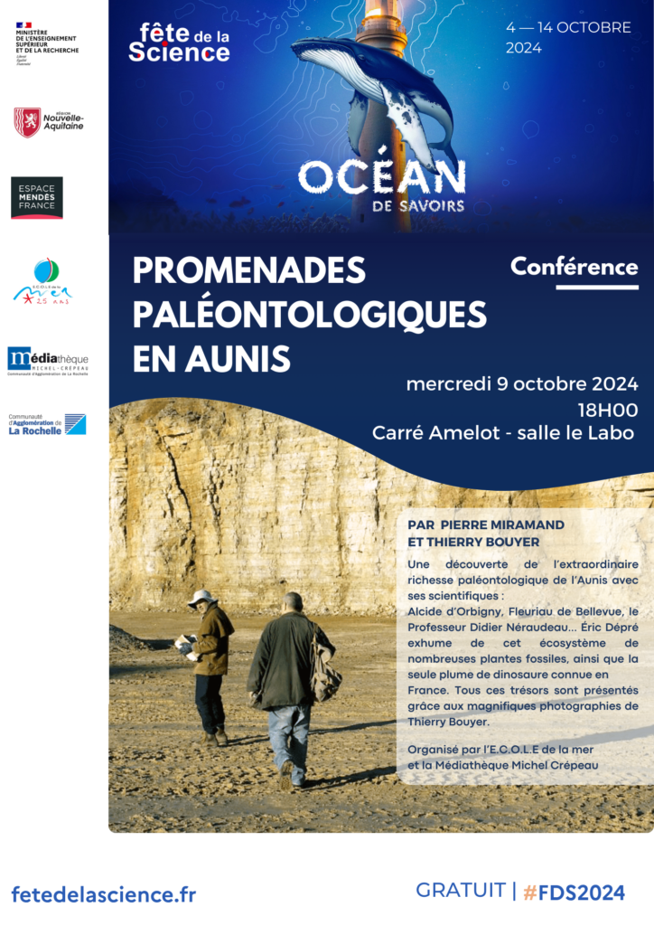 Conférence le mercredi 9 octobre à 18h